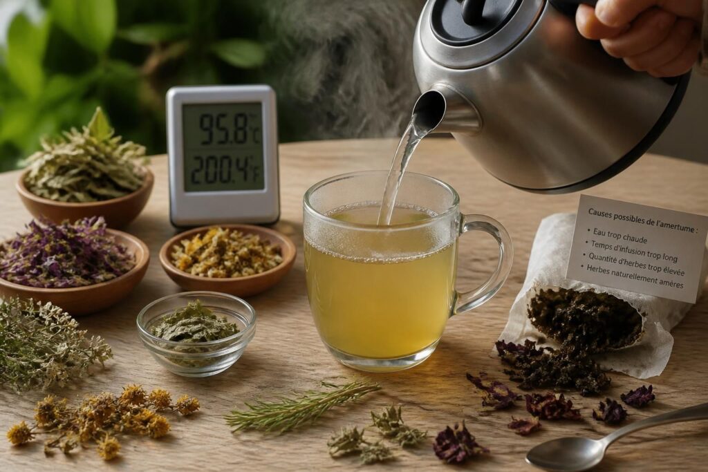 découvrez pourquoi votre tisane peut avoir un goût amer et apprenez à éviter cette amertume pour profiter pleinement de ses bienfaits et de sa saveur délicate.