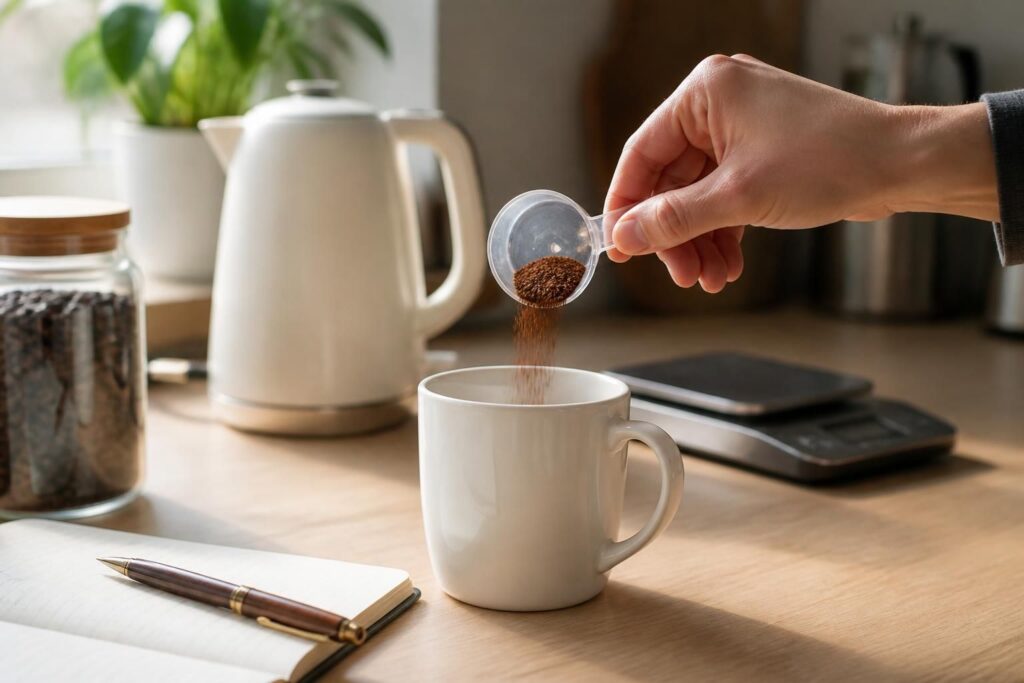 découvrez le dosage idéal par tasse pour préparer votre boisson préférée avec précision et saveur.